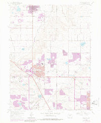 Lafayette Colorado Historical topographic map, 1:24000 scale, 7.5 X 7.5 Minute, Year 1965