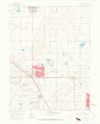 Lafayette Colorado Historical topographic map, 1:24000 scale, 7.5 X 7.5 Minute, Year 1965