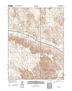 Laird Colorado Historical topographic map, 1:24000 scale, 7.5 X 7.5 Minute, Year 2013