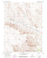 Laird Colorado Historical topographic map, 1:24000 scale, 7.5 X 7.5 Minute, Year 1961