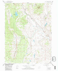 Lake Agnes Colorado Historical topographic map, 1:24000 scale, 7.5 X 7.5 Minute, Year 1956