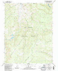 Lake Humphreys Colorado Historical topographic map, 1:24000 scale, 7.5 X 7.5 Minute, Year 1986