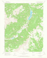 Lake San Cristobal Colorado Historical topographic map, 1:24000 scale, 7.5 X 7.5 Minute, Year 1964
