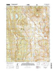 Lake Agnes Colorado Current topographic map, 1:24000 scale, 7.5 X 7.5 Minute, Year 2016