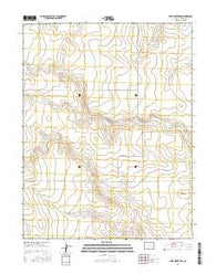 Lake Albert NW Colorado Current topographic map, 1:24000 scale, 7.5 X 7.5 Minute, Year 2016