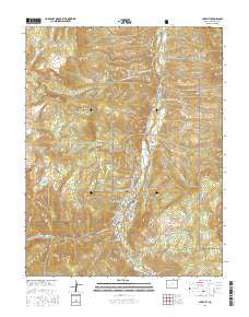 Lake City Colorado Current topographic map, 1:24000 scale, 7.5 X 7.5 Minute, Year 2016