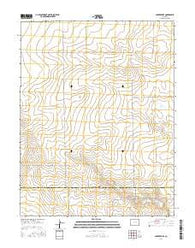 Lake Devore Colorado Current topographic map, 1:24000 scale, 7.5 X 7.5 Minute, Year 2016
