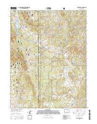 Lake George Colorado Current topographic map, 1:24000 scale, 7.5 X 7.5 Minute, Year 2016