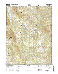 Lake George Colorado Current topographic map, 1:24000 scale, 7.5 X 7.5 Minute, Year 2016