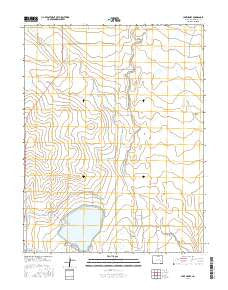Lake Henry Colorado Current topographic map, 1:24000 scale, 7.5 X 7.5 Minute, Year 2016