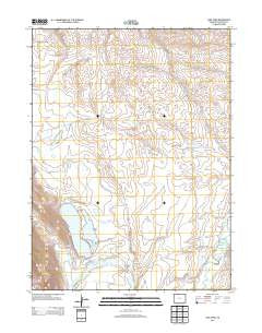 Lake John Colorado Historical topographic map, 1:24000 scale, 7.5 X 7.5 Minute, Year 2013