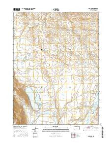 Lake John Colorado Current topographic map, 1:24000 scale, 7.5 X 7.5 Minute, Year 2016