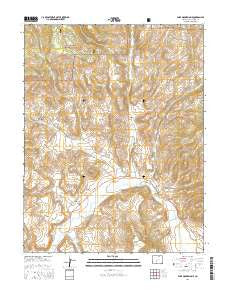 Lake Mountain NE Colorado Current topographic map, 1:24000 scale, 7.5 X 7.5 Minute, Year 2016