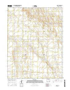 Lake SE Colorado Current topographic map, 1:24000 scale, 7.5 X 7.5 Minute, Year 2016