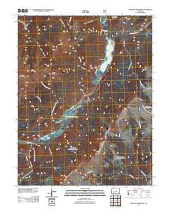 Lake San Cristobal Colorado Historical topographic map, 1:24000 scale, 7.5 X 7.5 Minute, Year 2011