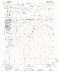 Lamar East Colorado Historical topographic map, 1:24000 scale, 7.5 X 7.5 Minute, Year 1953