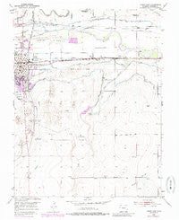 Lamar East Colorado Historical topographic map, 1:24000 scale, 7.5 X 7.5 Minute, Year 1953