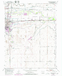 Lamar East Colorado Historical topographic map, 1:24000 scale, 7.5 X 7.5 Minute, Year 1953