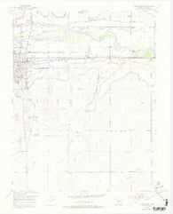 Lamar East Colorado Historical topographic map, 1:24000 scale, 7.5 X 7.5 Minute, Year 1953