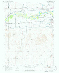 Lamar West Colorado Historical topographic map, 1:24000 scale, 7.5 X 7.5 Minute, Year 1952
