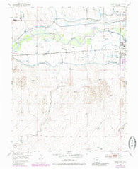 Lamar West Colorado Historical topographic map, 1:24000 scale, 7.5 X 7.5 Minute, Year 1952