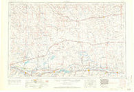 Lamar Colorado Historical topographic map, 1:250000 scale, 1 X 2 Degree, Year 1954