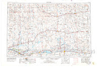 Lamar Colorado Historical topographic map, 1:250000 scale, 1 X 2 Degree, Year 1954