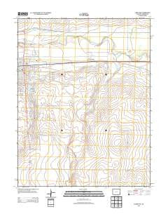 Lamar East Colorado Historical topographic map, 1:24000 scale, 7.5 X 7.5 Minute, Year 2013