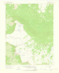 Lands End Colorado Historical topographic map, 1:24000 scale, 7.5 X 7.5 Minute, Year 1962