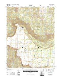 Lands End Colorado Historical topographic map, 1:24000 scale, 7.5 X 7.5 Minute, Year 2013