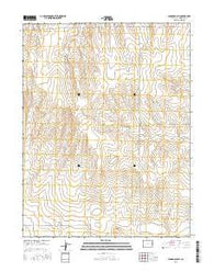 Landsman Hill Colorado Current topographic map, 1:24000 scale, 7.5 X 7.5 Minute, Year 2016