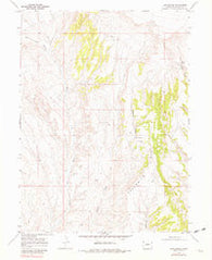 Lang Spring Colorado Historical topographic map, 1:24000 scale, 7.5 X 7.5 Minute, Year 1969