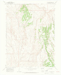 Lang Spring Colorado Historical topographic map, 1:24000 scale, 7.5 X 7.5 Minute, Year 1969