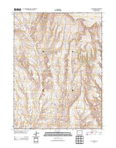 Lang Spring Colorado Historical topographic map, 1:24000 scale, 7.5 X 7.5 Minute, Year 2013