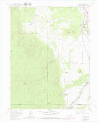 Larkspur Colorado Historical topographic map, 1:24000 scale, 7.5 X 7.5 Minute, Year 1954