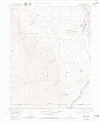 Larkspur Colorado Historical topographic map, 1:24000 scale, 7.5 X 7.5 Minute, Year 1954