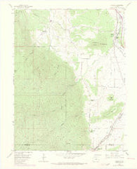 Larkspur Colorado Historical topographic map, 1:24000 scale, 7.5 X 7.5 Minute, Year 1954