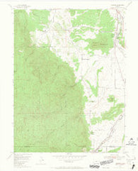 Larkspur Colorado Historical topographic map, 1:24000 scale, 7.5 X 7.5 Minute, Year 1954