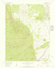 Larkspur Colorado Historical topographic map, 1:24000 scale, 7.5 X 7.5 Minute, Year 1954