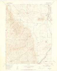 Larkspur Colorado Historical topographic map, 1:24000 scale, 7.5 X 7.5 Minute, Year 1954