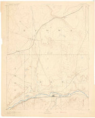 Las Animas Colorado Historical topographic map, 1:125000 scale, 30 X 30 Minute, Year 1893