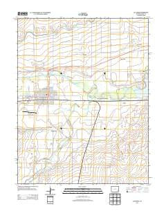 Las Animas Colorado Historical topographic map, 1:24000 scale, 7.5 X 7.5 Minute, Year 2013