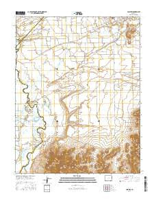 Lasauses Colorado Current topographic map, 1:24000 scale, 7.5 X 7.5 Minute, Year 2016