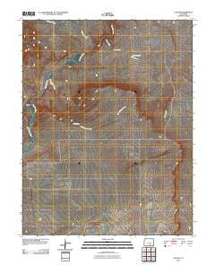 Lascar Colorado Historical topographic map, 1:24000 scale, 7.5 X 7.5 Minute, Year 2010
