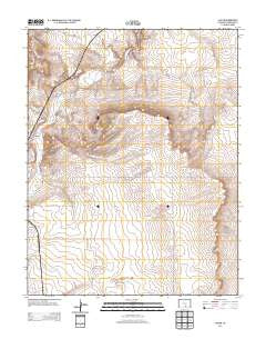 Lascar Colorado Historical topographic map, 1:24000 scale, 7.5 X 7.5 Minute, Year 2013