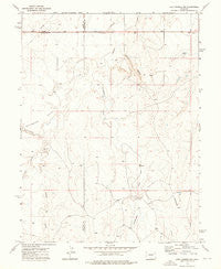 Last Chance NW Colorado Historical topographic map, 1:24000 scale, 7.5 X 7.5 Minute, Year 1973