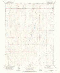 Last Chance Colorado Historical topographic map, 1:24000 scale, 7.5 X 7.5 Minute, Year 1973