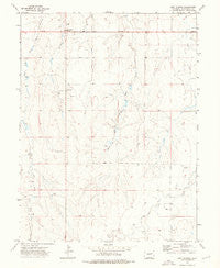 Last Chance Colorado Historical topographic map, 1:24000 scale, 7.5 X 7.5 Minute, Year 1973