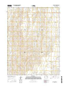 Last Chance Colorado Current topographic map, 1:24000 scale, 7.5 X 7.5 Minute, Year 2016