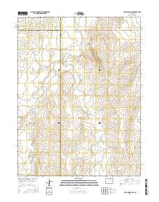 Last Chance NW Colorado Current topographic map, 1:24000 scale, 7.5 X 7.5 Minute, Year 2016